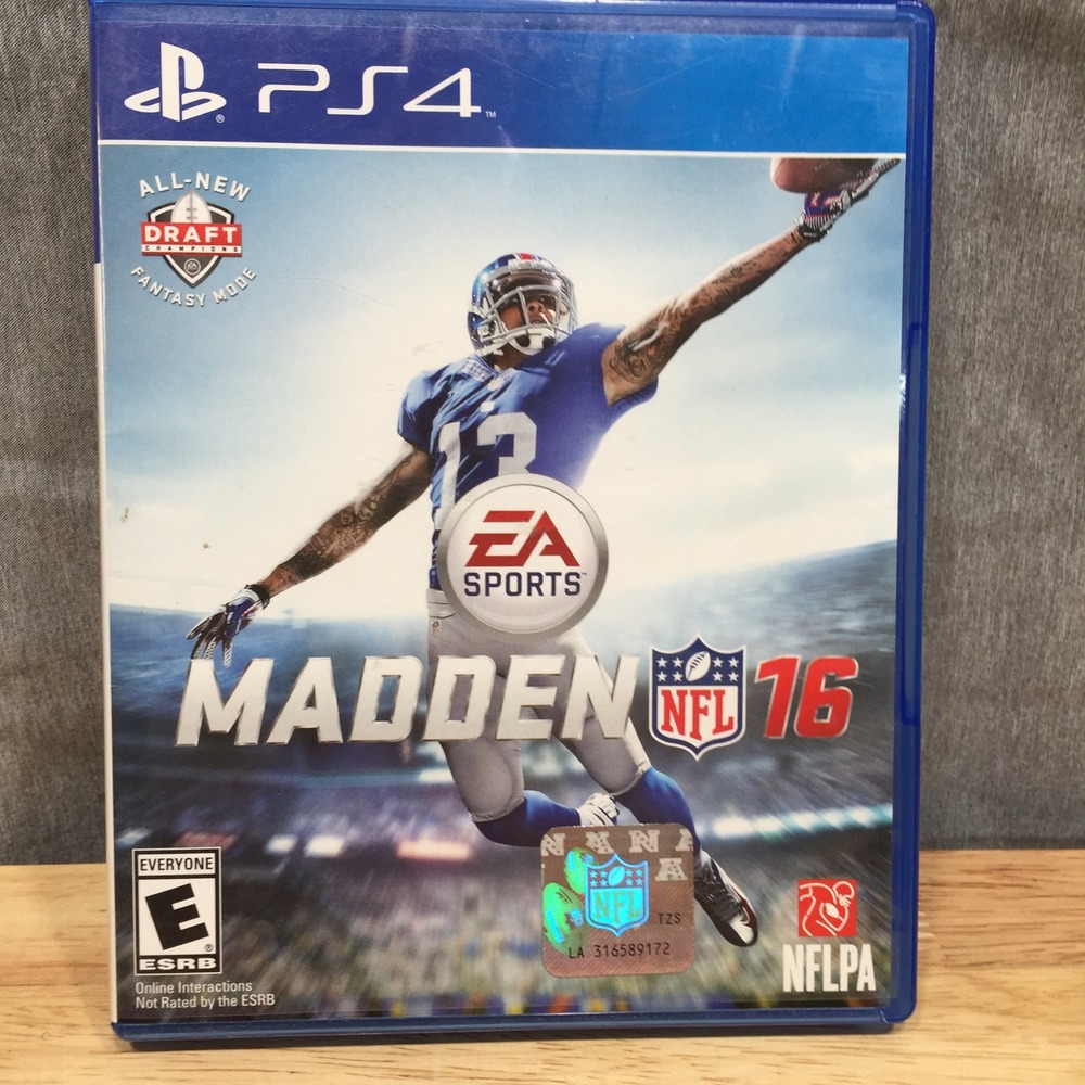 EA‎ Sports Madden NFL 16 Sony PlayStation 4 PS4 Football Video Game CIB